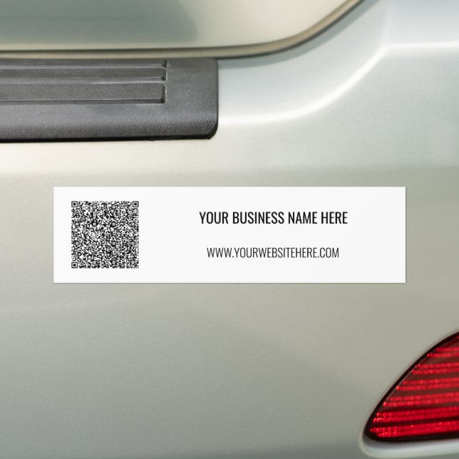 Para Carro O seu código QR e o seu adesivo de jumpers de text (No carro)