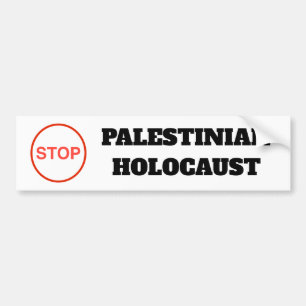 Para Carro Parem com o adesivo palestiniano do Holocausto Liv