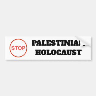 Para Carro Parem com o adesivo palestiniano do Holocausto Liv