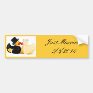 Para Carro patos de casamento 2 - Adesivo Recém-Casados