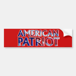Para Carro Patriota Americano - Adesivo de Bomba