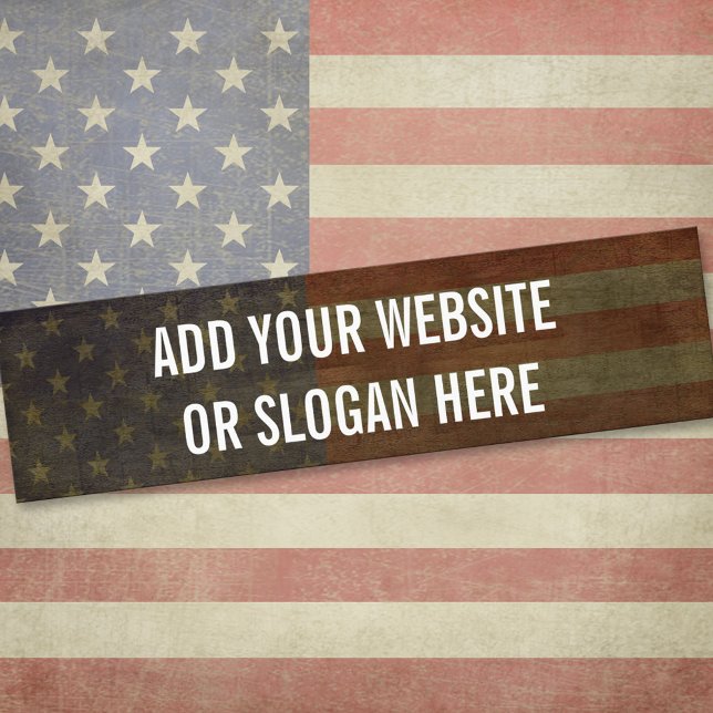 Para Carro Personalize o seu próprio adesivo (Custom Bumper Sticker)