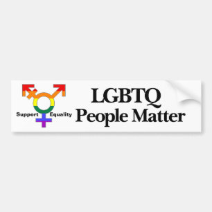 Para Carro Pessoas LGBTQ - Adesivo de igualdade de matéria