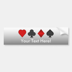 Para Carro Poker: Conjuntos de cartão: Adesivo de para-choqu
