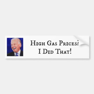 Para Carro Preços elevados do gás? Biden Fez Isso! Adesivo de