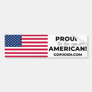 Para Carro PROUD to ser um adesivo de umper americano
