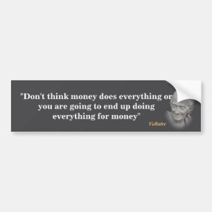 Para Carro Quitação De Voltaire Sobre O Adesivo De Money Bump