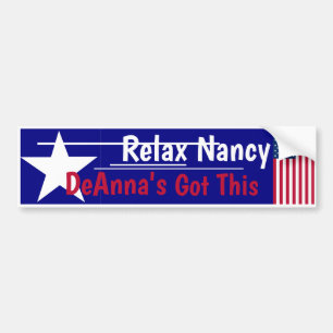 Para Carro Relaxe, Nancy Denna tem isso! Adesivo de para-choq