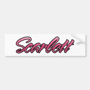 Para Carro Scarlett adesivo autocolante rosa desbotado