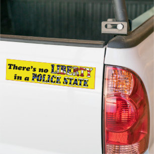 Para Carro Sem Adesivo de Bumper de Liberdade