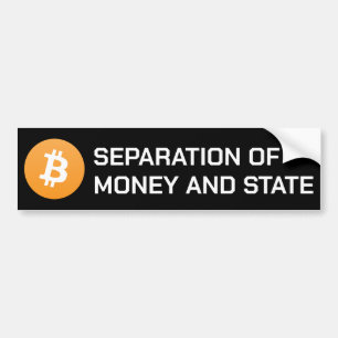 Para Carro Separação Bitmoeda do Adesivo Money & State
