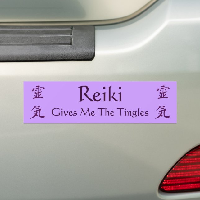 Para Carro Símbolo Reiki Dá-Me O Adesivo Do Bumper Das Tingle (No carro)