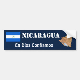 Para Carro Sinalizador Nicarágua + Adesivo de Mapa