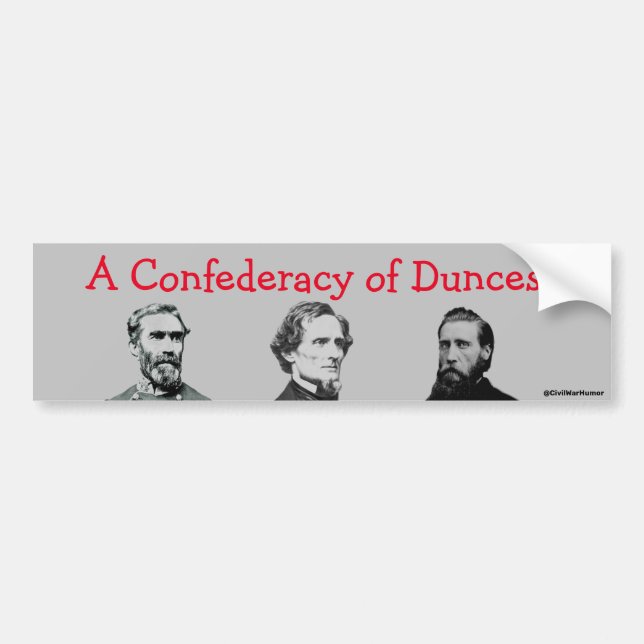Para Carro Um adesivo da Confederacy of Dunces (Frente)