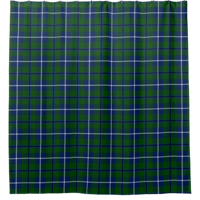 Para Chuveiro Chá Douglas Tartan Cortina (Frente)