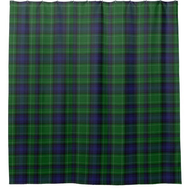 Para Chuveiro Clan Abercrombie Tartan Chá Cortina (Frente)