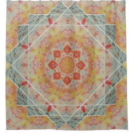 Para Chuveiro Cortina de chá da chama do sudoeste da cerceta do