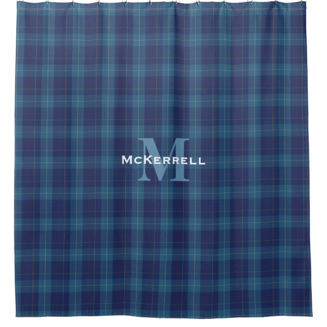 Para Chuveiro Cortina de Chá do Clan Tartan MacKerrell (Frente)