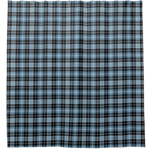 Para Chuveiro Cortina de chá do Tartan de Clark (Frente)