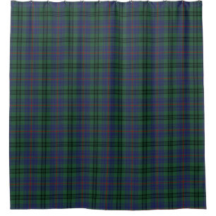 Para Chuveiro Cortina de chá do Tartan do caminhante