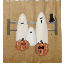 Para Chuveiro Cortina de Chá dos Fantasmas do País