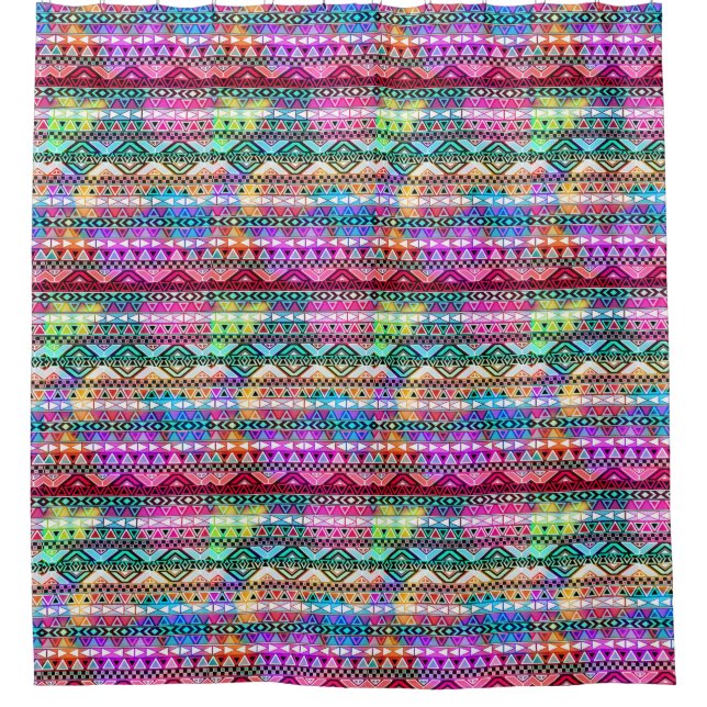 Para Chuveiro Cortina de chá/Impressão Nativo Americano (Frente)