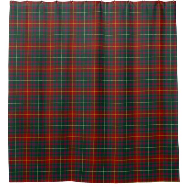 Para Chuveiro Cortina de chá irlandesa do Tartan de Meath do (Frente)