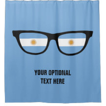 Cortina de chá personalizada do Argentina Shades