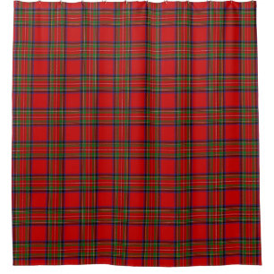 Para Chuveiro Cortina de chá real do Tartan de Stewart