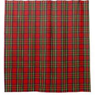Para Chuveiro Cortina de Chá Stewart Tartan