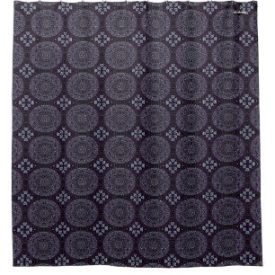 Para Chuveiro HAMbyWG - Cortina de Banho - Jardim Roxo