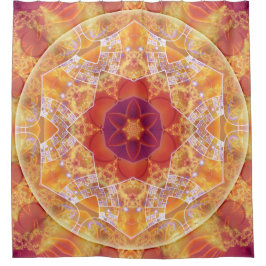 Para Chuveiro Mandalas por épocas da cortina de chá da transição