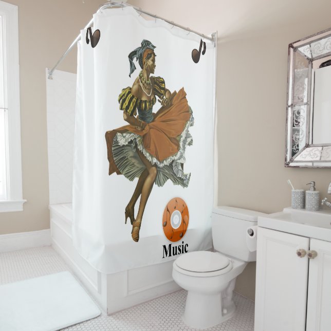 Para Chuveiro Música de cortina de chá (In Situ)