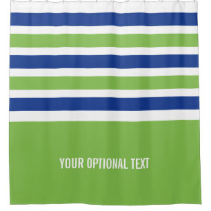 Para Chuveiro Stripes Cortina de chá personalizada de padrão