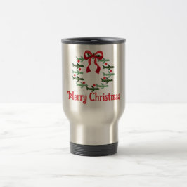 Para cima e para fora na Caneca de viagem de Natal