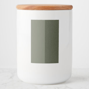 Para Comida Barra de rótulo verde de Moss personalizada - Prep