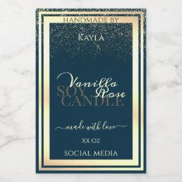 Para Comida Quadro Dourado do Rótulo de Embalagem do Produto A