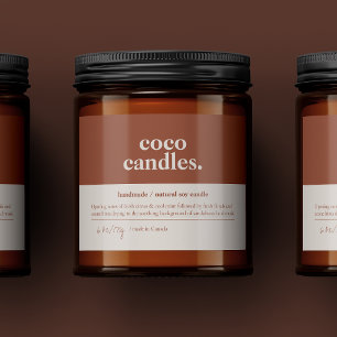 Para Comida Rótulo da Vela do Produto