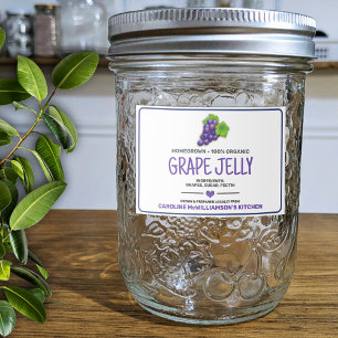 Para Comida Rótulo de Alimentos Enlatados de Uvas