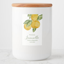 Para Comida Rótulo de Garrafa de Limoncello, Deliciosa Água-fo