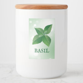 Para Comida Rótulo de Plantas Herbáceas