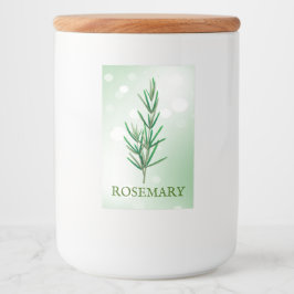 Para Comida Rótulo de Plantas Rosemary