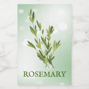 Para Comida Rótulo de Plantas Rosemary