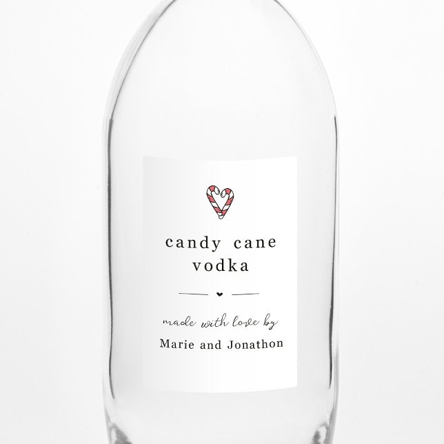Para Comida Rótulo de Presente de Vodka Vodka Candy Candy Home (Criador carregado)