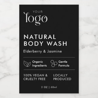 Para Comida Rótulo de Produto Cosmético Moderno Garrafa Imperm