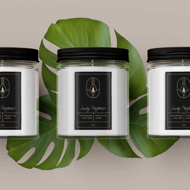 Para Comida Rótulo de Produto de Vela Moderna (Criador carregado)