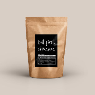 Para Comida Rótulo de produto minimalista moderno
