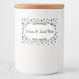 Para Comida Rótulo de Tratamento de Cães Homemade