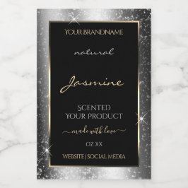 Para Comida Rótulo do Produto de Quadro de Frame Glitter Spark