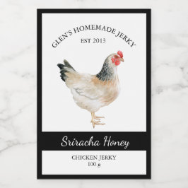 Para Comida Rótulo do Seletor de Galinha